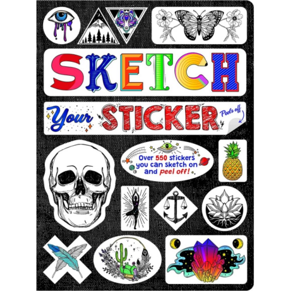 Piccadilly Sketch Your Sticker - Guided Artistic Sketchbook